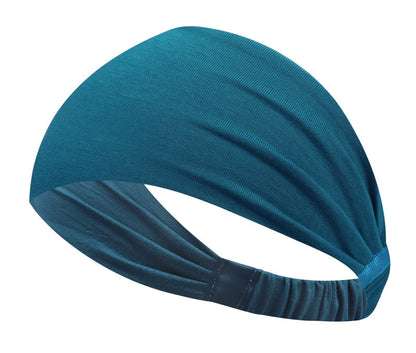 Jersey cotton sporty elastic bandanna hair band