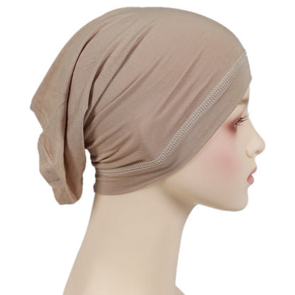 Jersey cotton tube hair cap