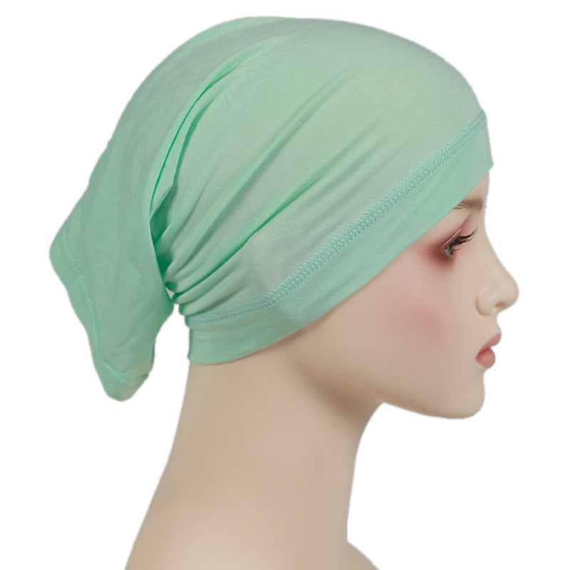 Jersey cotton tube hair cap