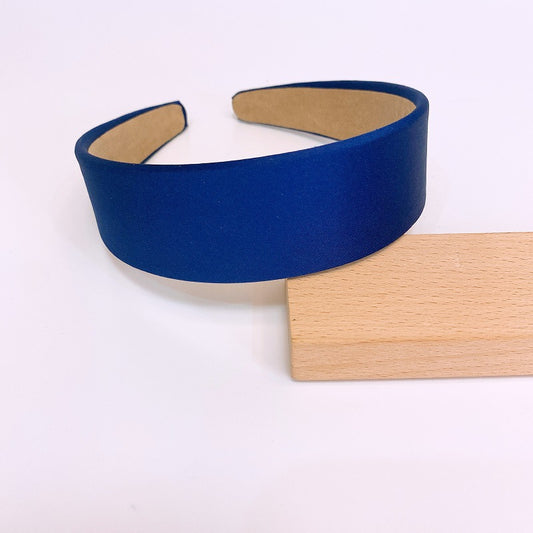 4cm matte satin headband