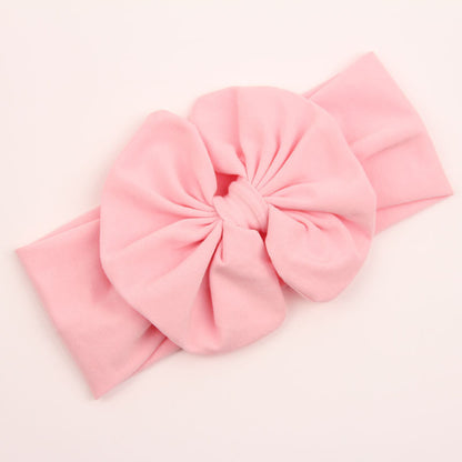 Cotton large bow headband