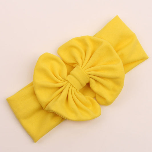 Cotton large bow headband