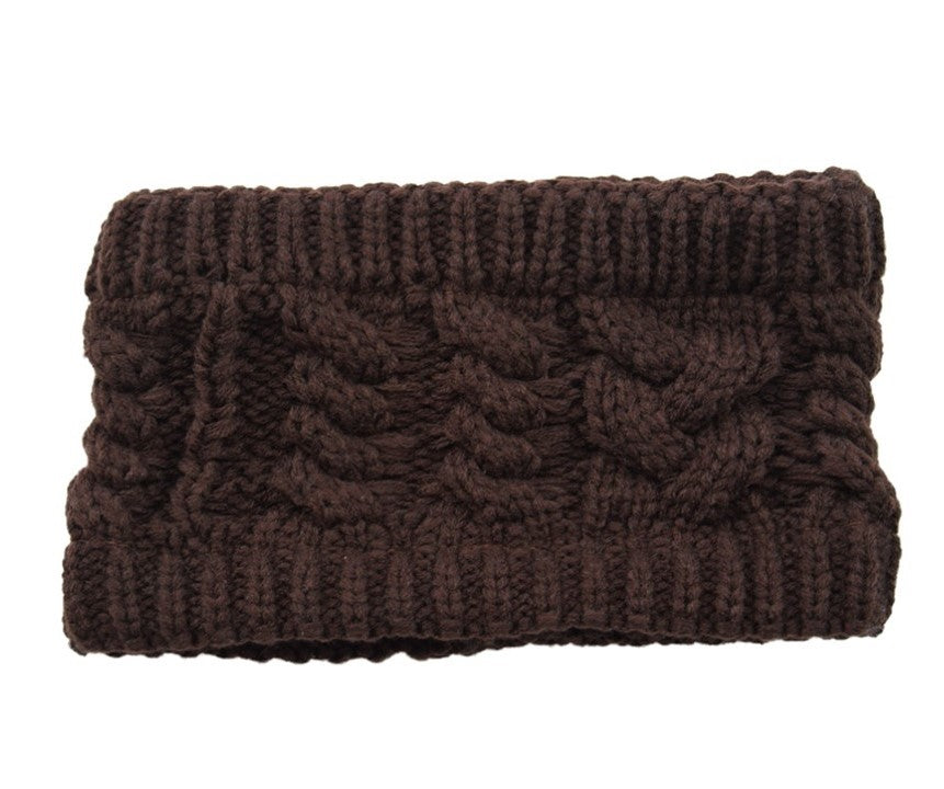 Thick loop crochet headband