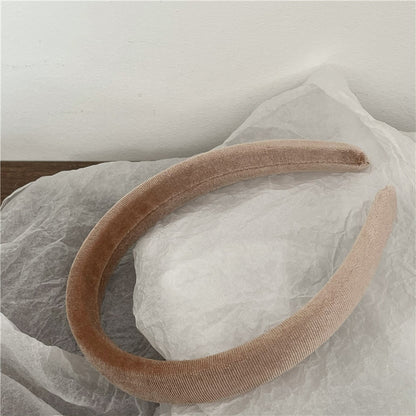 2cm wide smooth velvet headband