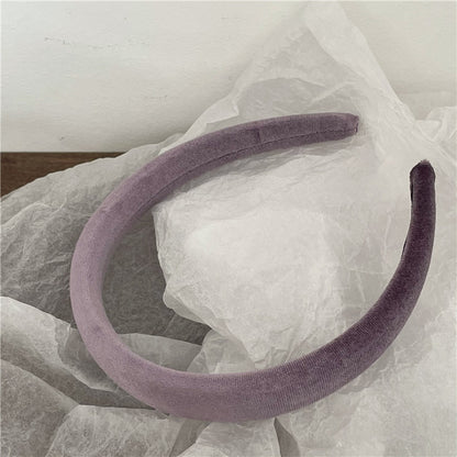 2cm wide smooth velvet headband