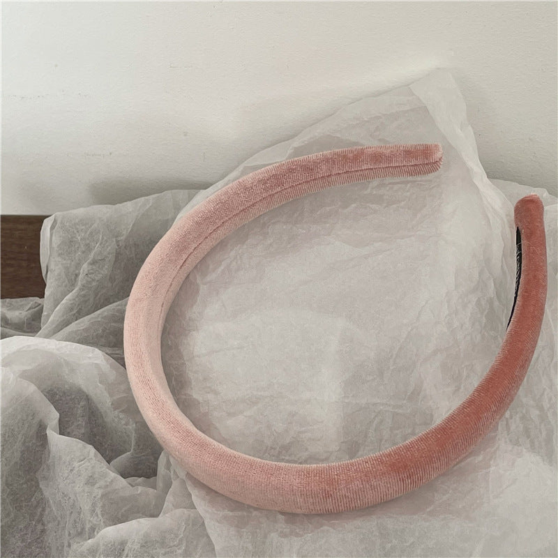 2cm wide smooth velvet headband