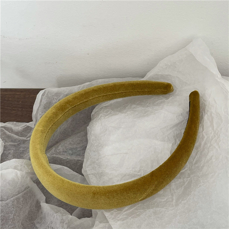 2cm wide smooth velvet headband