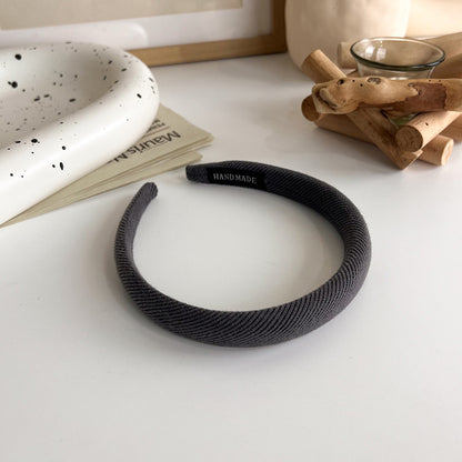 2cm wide knitted fabric plain headband