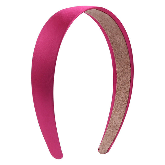 2.8cm wide Glossy satin headband