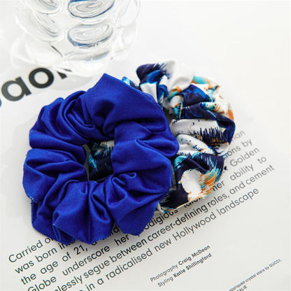 2-pack small scrunchies in royal blue