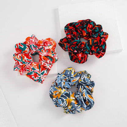 Extra-large multi-coloured scrunchies
