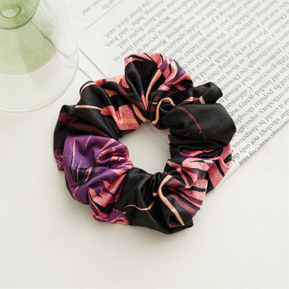 3-pack scrunchies in Pink Purple