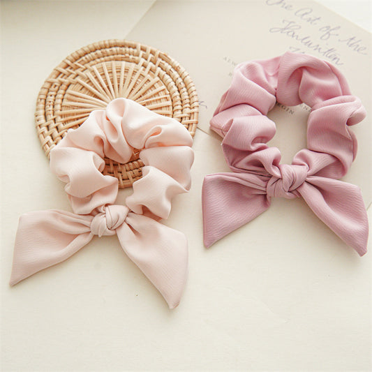 2-pack scrunchies with bow