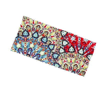 Floral paisley print loop hair band