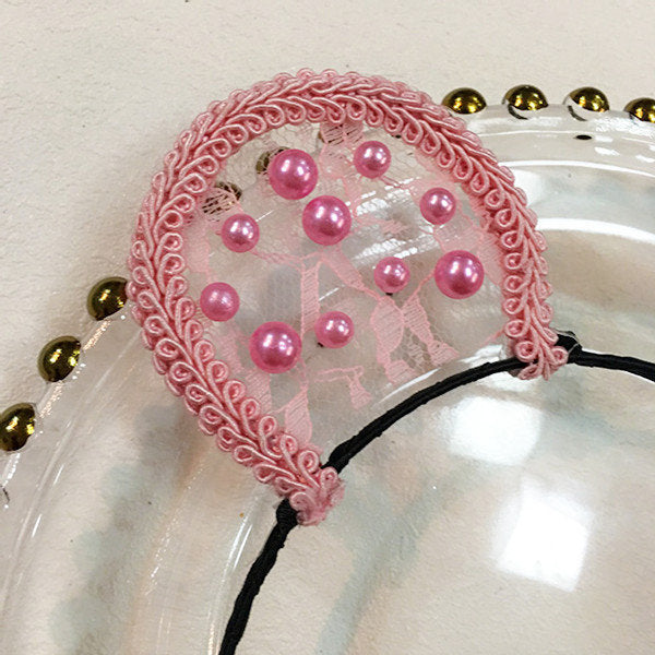 Sparkling lace ears headband