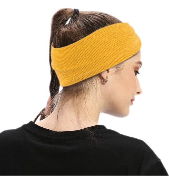 Ribbed stretchy loop headband