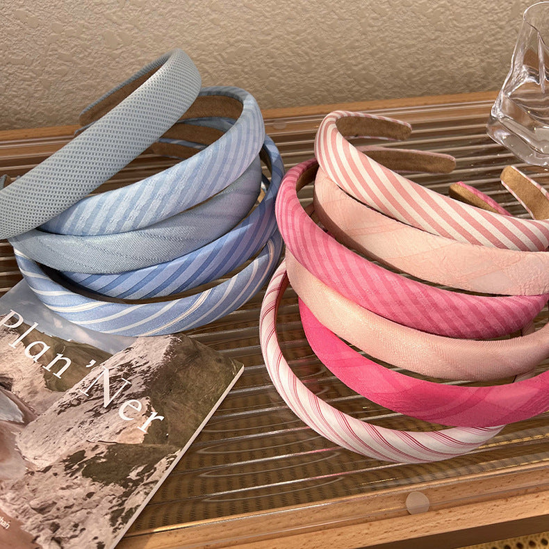 2cm wide stripes patterned headband