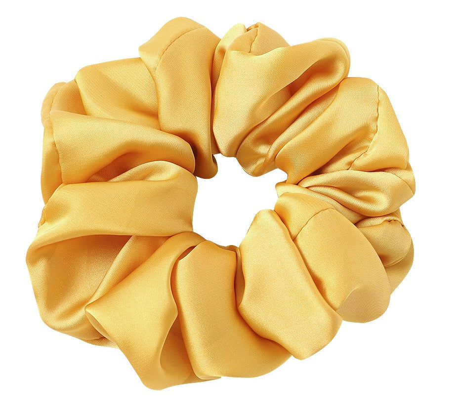 Extra-large satin scrunchies