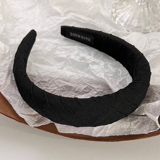 Patterned plain padded headband