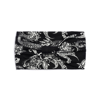 Ethnic style printed 2-way knotted bandanna hair band