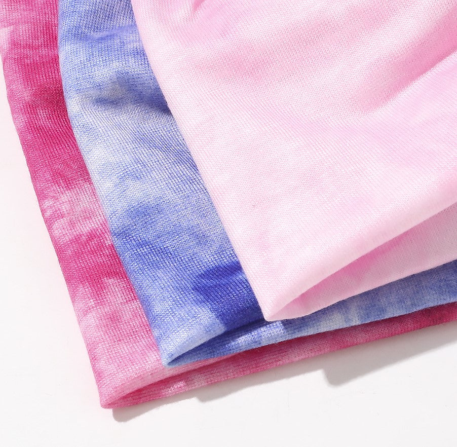 2-way stretch headband in Tie-dye prints