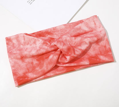 2-way stretch headband in Tie-dye prints