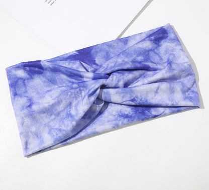 2-way stretch headband in Tie-dye prints