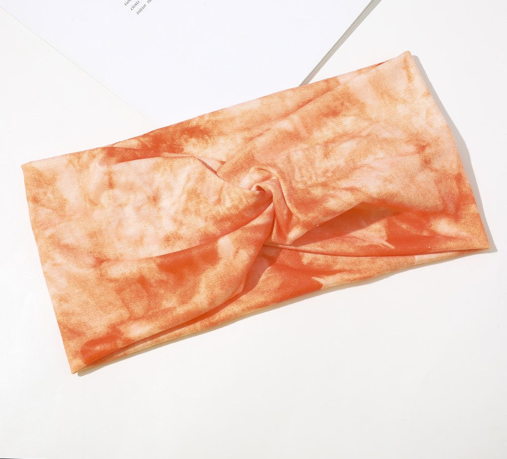 2-way stretch headband in Tie-dye prints