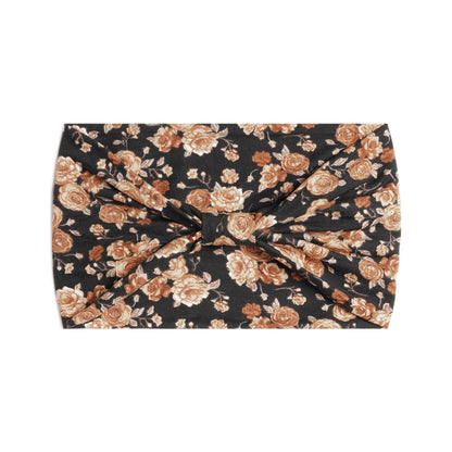 Multi-flowers printed 2-way bandanna hair band