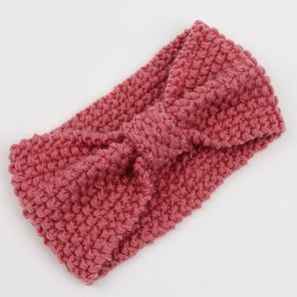 Two way knotted crochet headband