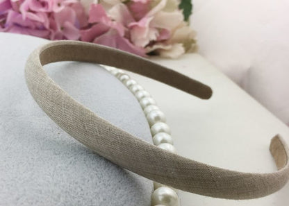 Plain cotton thin headband