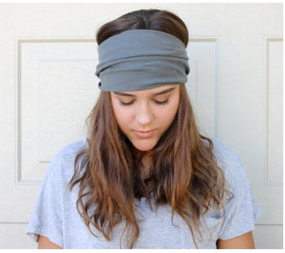 Multi-Functional Head Band - Grey –
