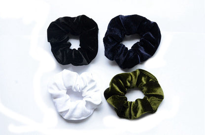Small velvet scrunchies