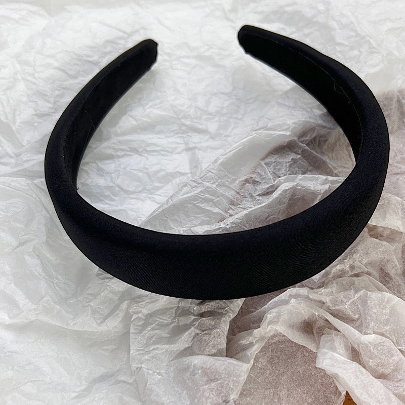 3cm-wide thinly padded plain colours headband