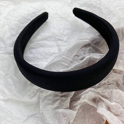 3cm-wide thinly padded plain colours headband