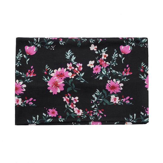 Multi flowers print loop hair band