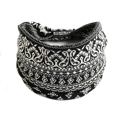 Ethnic style 2-way bandanna hair band