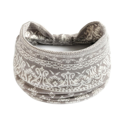 Ethnic style 2-way bandanna hair band