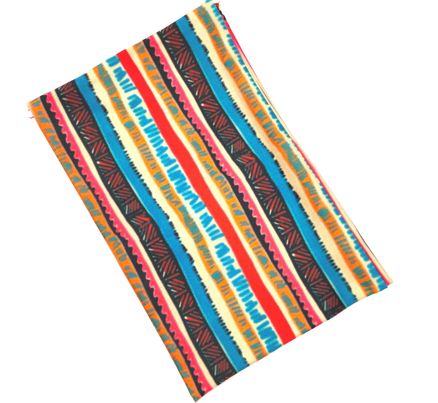 Ethnic style multicoloured trips wide loop headband