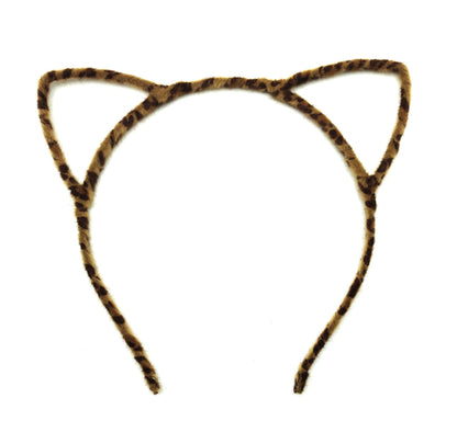 Thin fluffy cat ears headband