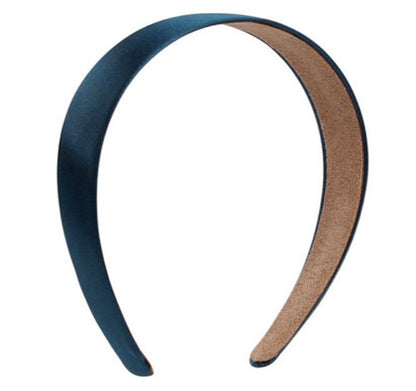 2.8cm wide Glossy satin headband